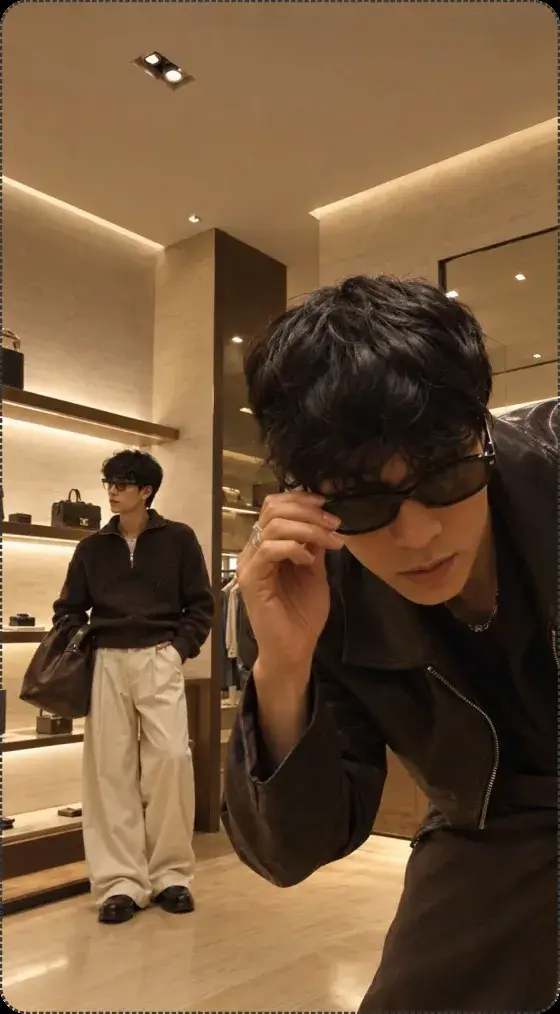 AI UGC video example for a Boutique business