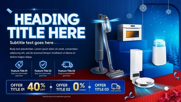 High-tech holiday promotional