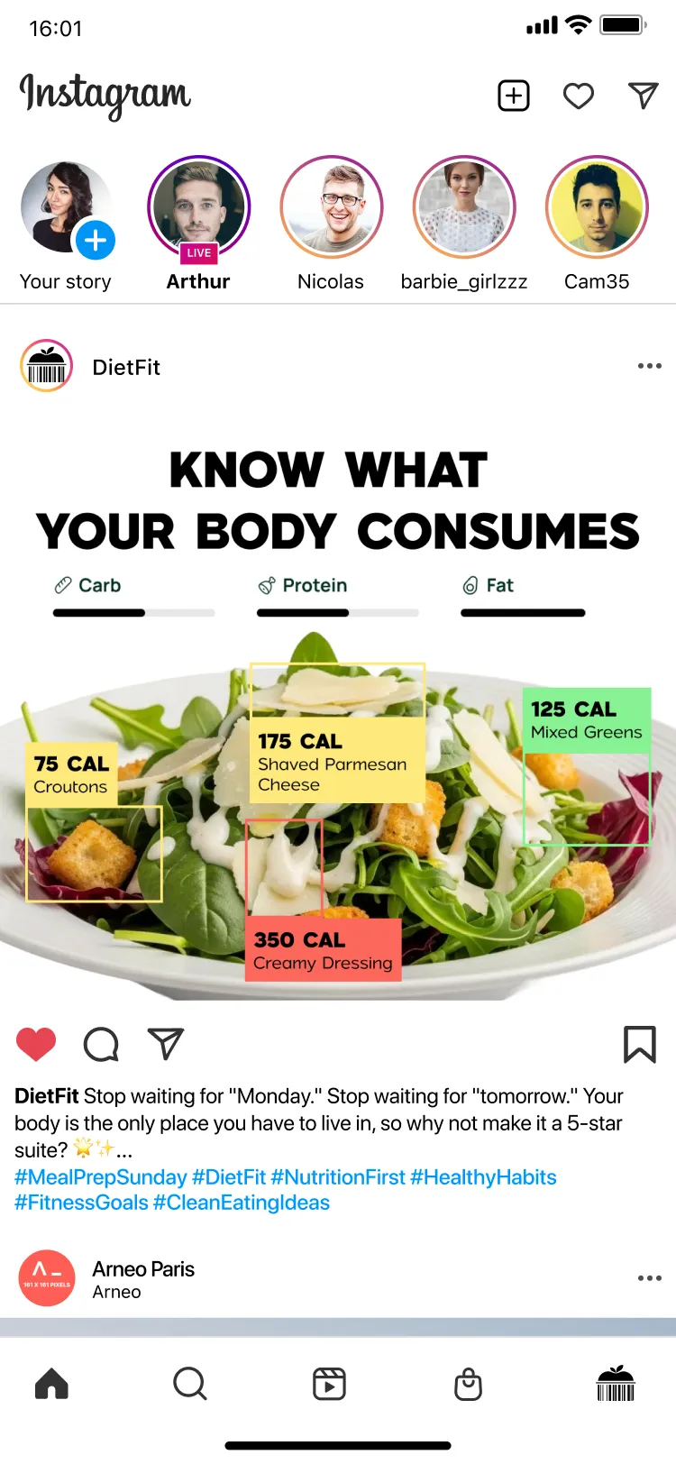 Instagram Post preview