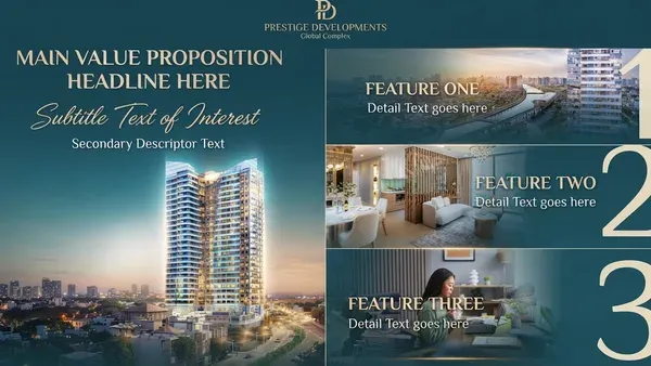 Ultra-luxury real estate theme