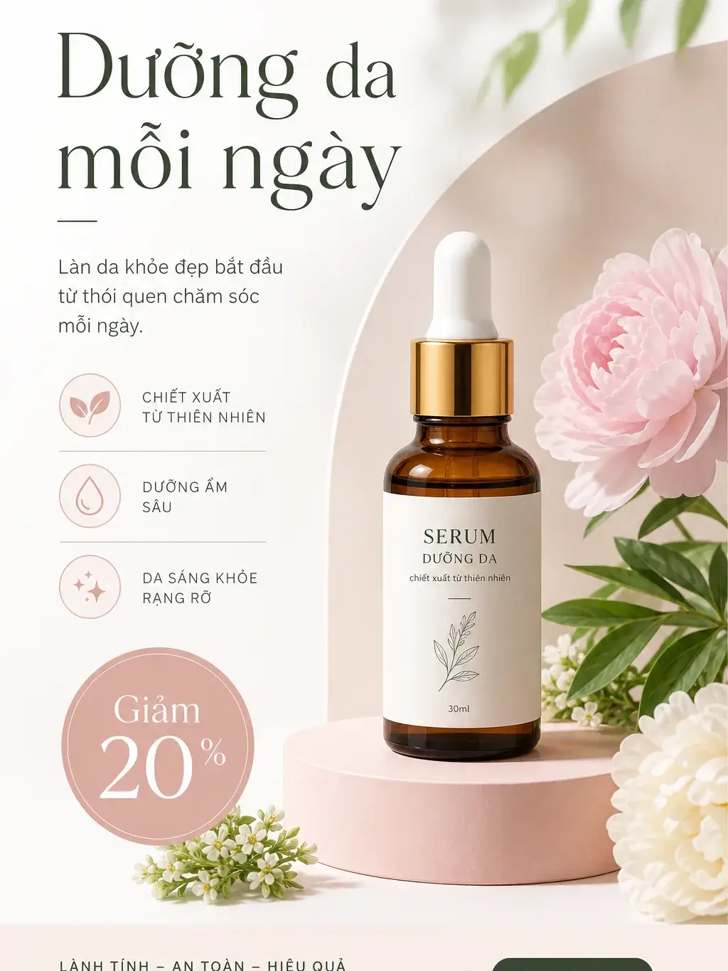 Ví dụ bài đăng mạng xã hội về Mỹ phẩm số 1