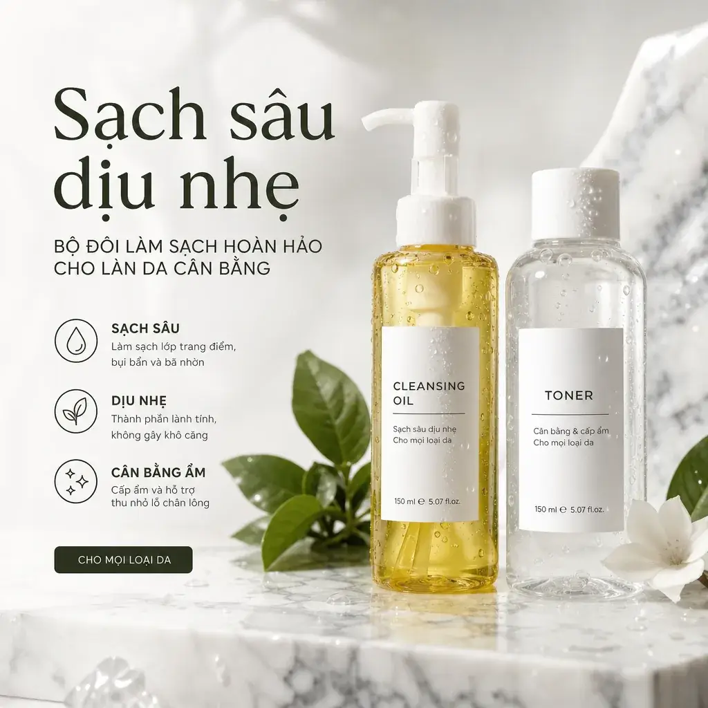 Ví dụ bài đăng mạng xã hội về Mỹ phẩm số 5