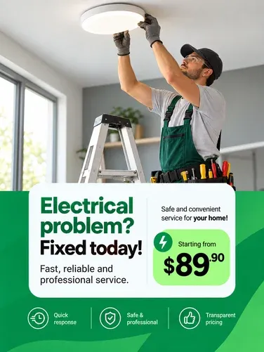 Services social post example #1