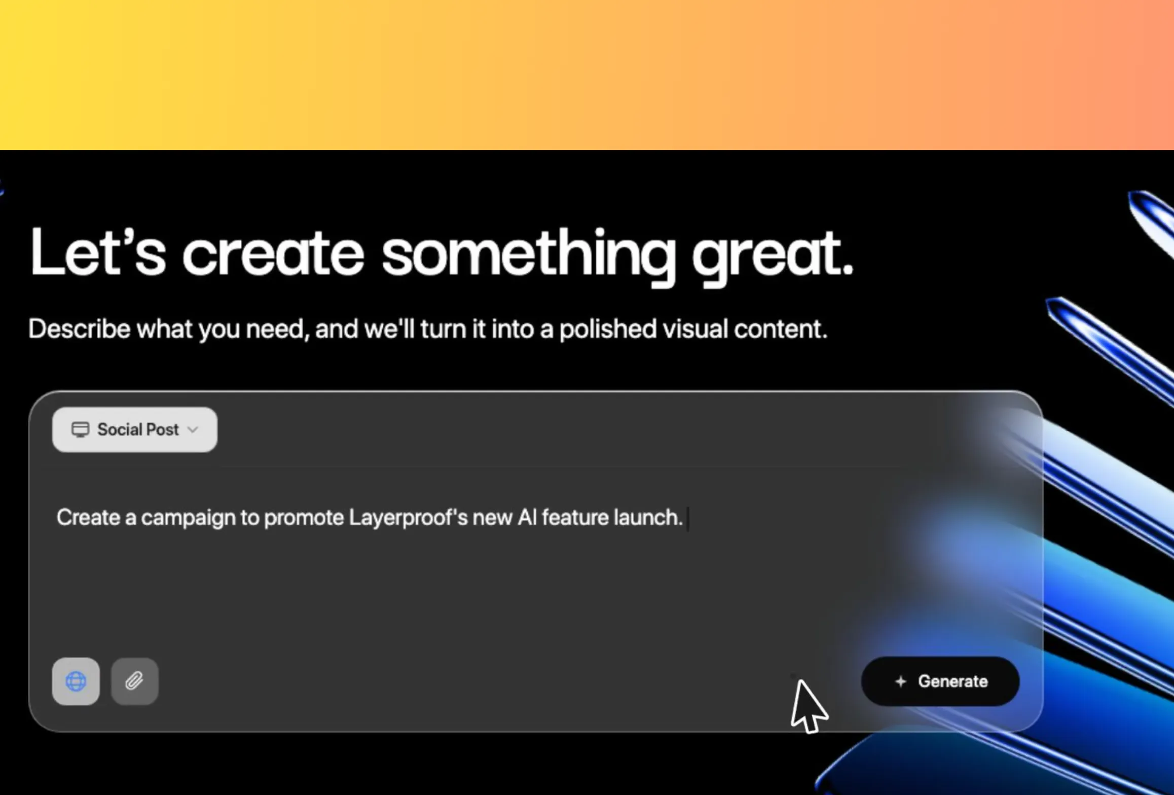 We build the campaign