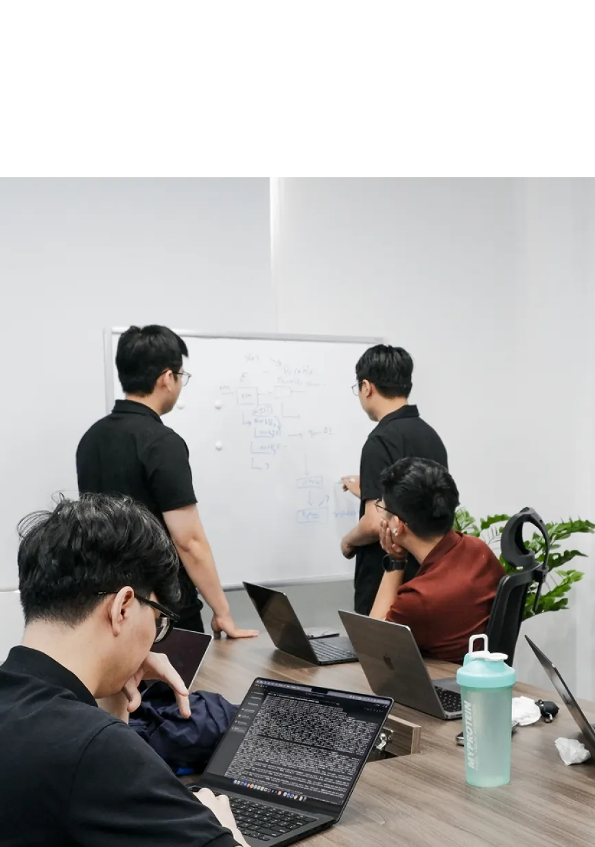 Open workspace with engineers